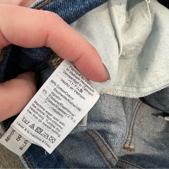 Madewell The High-Rise Slim Boyjean Crop in Barksdale Wash - Picture 12 of 14